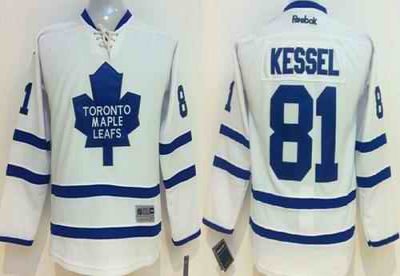 Maple Leafs #81 Phil Kessel White Stitched Youth NHL Jersey