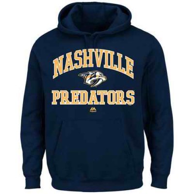 Nashville Predators Majestic Heart & Soul Hoodie Navy Blue