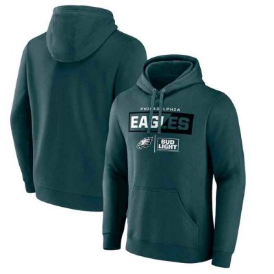 Men's Philadelphia Eagles Green x Bud Light Pullover Hoodie