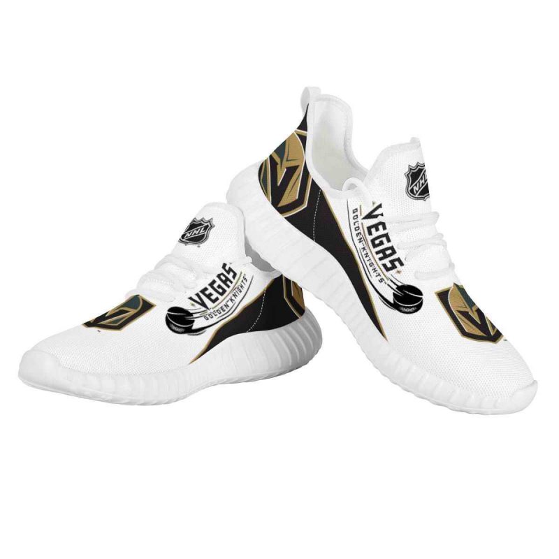 Women's Vegas Golden Knights Mesh Knit Sneakers/Shoes 001