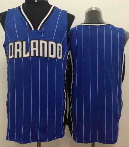 Revolution 30 Magic Blank Blue Stitched NBA Jersey