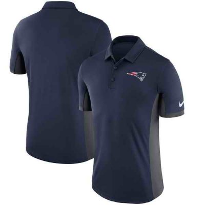 Men's New England Patriots Nike Navy Evergreen Polo