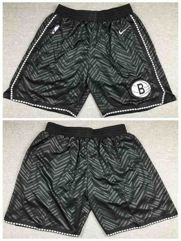 Men's Brooklyn Nets Black Shorts (Run Small)