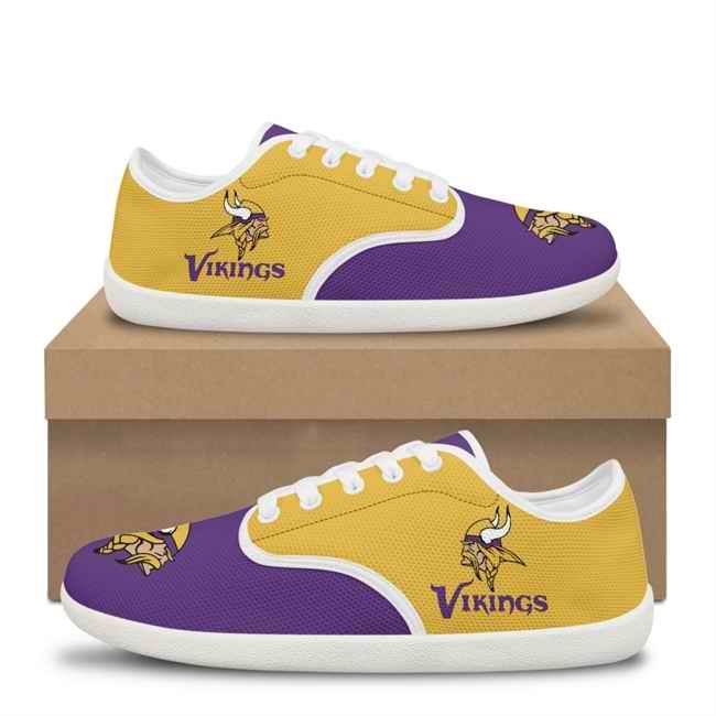 Women's Minnesota Vikings Low Top Sneakers/Shoes 001(Pls check description for details)