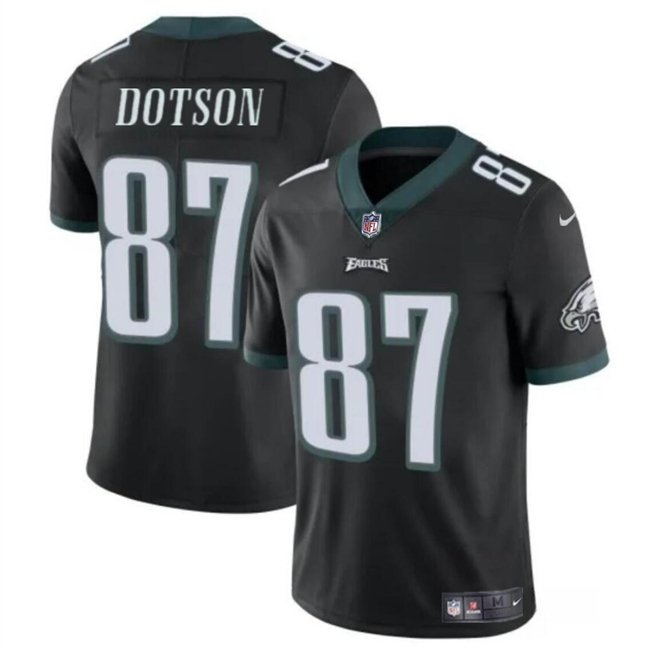 Youth Philadelphia Eagles #87 Jahan Dotson Black Vapor Untouchable Limited Stitched Football Jersey