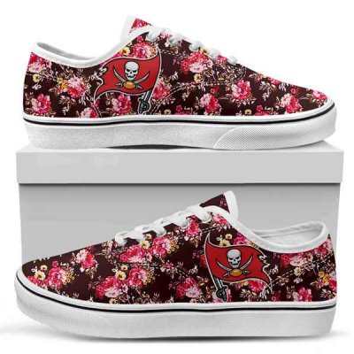 Women's Tampa Bay Buccaneers Vans Low Top Sneakers 001