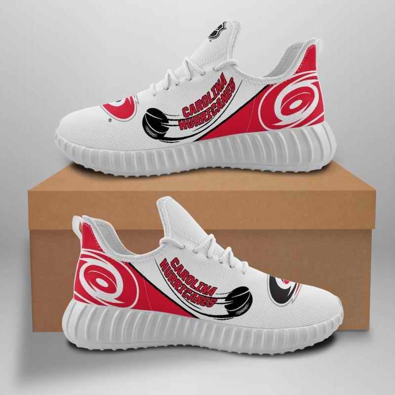 Men's Carolina Hurricanes Mesh Knit Sneakers/Shoes 002