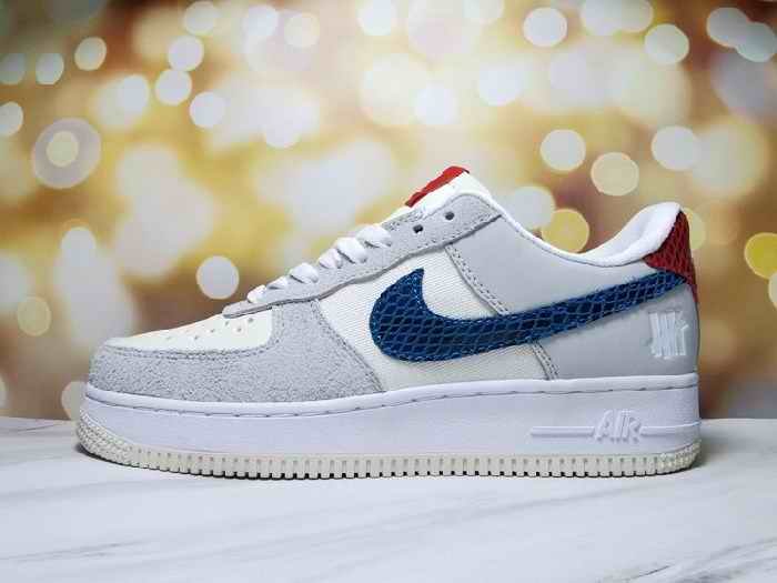 Men's Air Force 1 Low White/Grey Shoes 0216