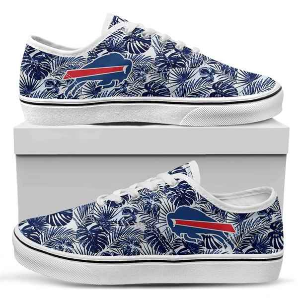 Women's Buffalo Bills Vans Low Top Sneakers 001