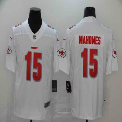 Men's Kansas City Chiefs #15 Patrick Mahomes White Vapor Untouchable Limited Stitched Jersey