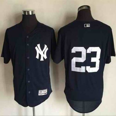 Yankees #23 Don Mattingly Navy Blue Flexbase Authentic Collection Stitched MLB Jersey