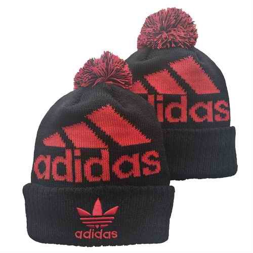 AD Black Knit Hats 016