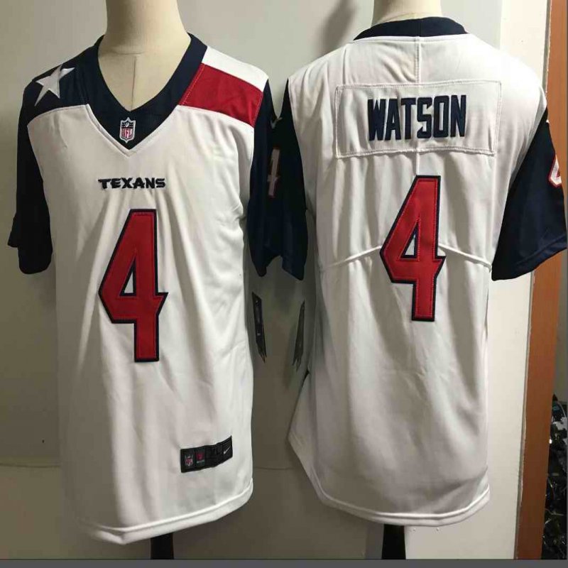 Men's Houston Texans #4 Deshaun Watson White Special Edition Stitched NFL Jersey