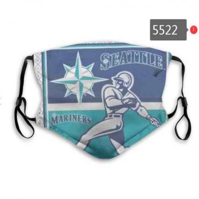 Seattle Mariners Face Mask 007 Filter Pm2.5 (Pls check description for details)